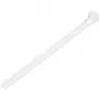 StarTech.com bridas reutilizables de 15 cm – 7 mm de ancho, 35 mm de diámetro de haz, 22 kg de resistencia a la tracción, bridas de nailon desmontables, interior/exterior, 94V-2/UL listado, 100 uds. – blanco
