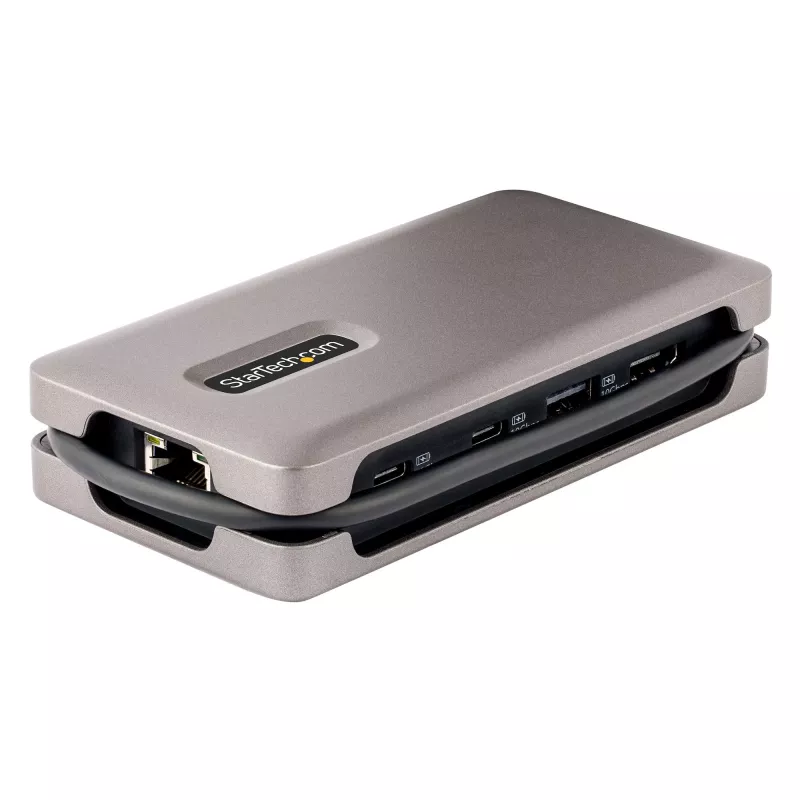 StarTech.com adaptador multipuerto USB-C, 4K 60Hz HDMI 2.0b, HDR, hub USB 3.2 Gen 2 10Gbps (2xUSB-C, 1xUSB-A), 100W PD Pass-Through, mini dock de viaje, cable de 12