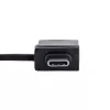 StarTech.com adaptador USB a dual HDMI, USB-A/C a 2 pantallas HDMI (1x 4K30Hz, 1x 1080p), dongle USB-A a C integrado, cable de 11 cm, adaptador USB 3.0 a pantalla HDMI, Windows y macOS