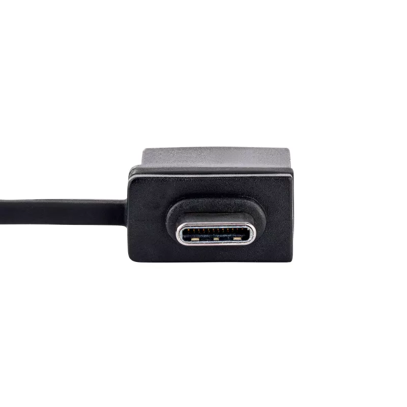 StarTech.com adaptador USB a dual HDMI, USB-A/C a 2 pantallas HDMI (1x 4K30Hz, 1x 1080p), dongle USB-A a C integrado, cable de 11 cm, adaptador USB 3.0 a pantalla HDMI, Windows y macOS