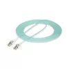 StarTech.com cable de fibra óptica conmutables LC a LC (UPC) OM4 de 5m (16.4ft) 50/125µm, 100G, cambio de polaridad sin herramientas, baja pérdida de inserción – cable jumper de fibra LSZH