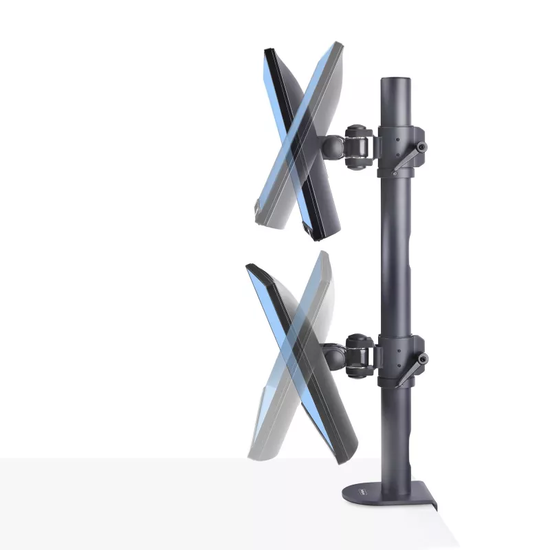 StarTech.com soporte de escritorio para 2 monitores apilados verticalmente, dual 49