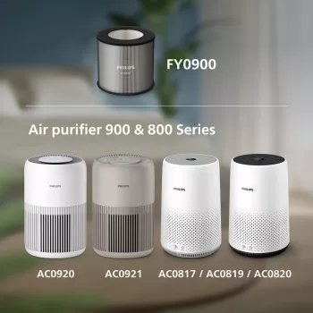 Philips purificador de aire serie 900 y 800, filtro de purificador de aire, HEPA, 99,97%, caja