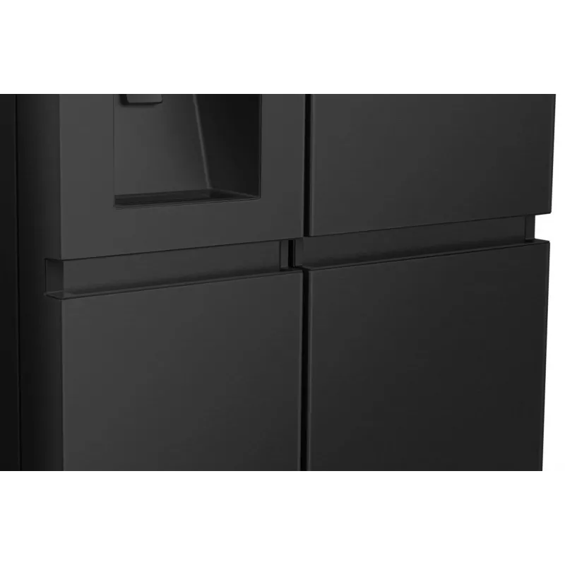 Hisense RS818N4TFC Frigorífico side-by-side Independiente 632 L Negro, Acero inoxidable