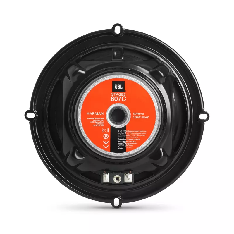 JBL STAGE3607C Altavoces para coche Redondos 2 vías 250 W 2 uds.