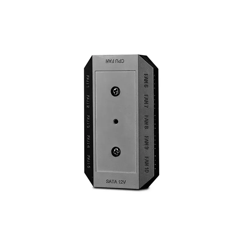 Controlador de ventiladores DeepCool FH-10, conector de ventilador de 4 pines, negro, 80×46×15 mm
