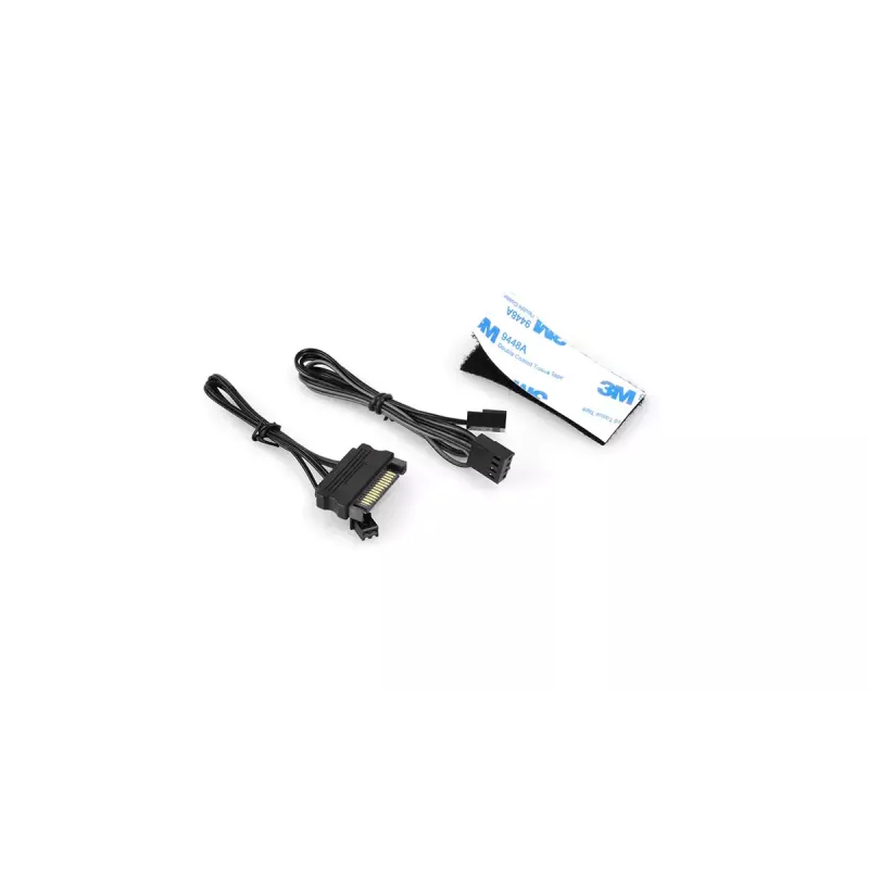 Controlador de ventiladores DeepCool FH-10, conector de ventilador de 4 pines, negro, 80×46×15 mm