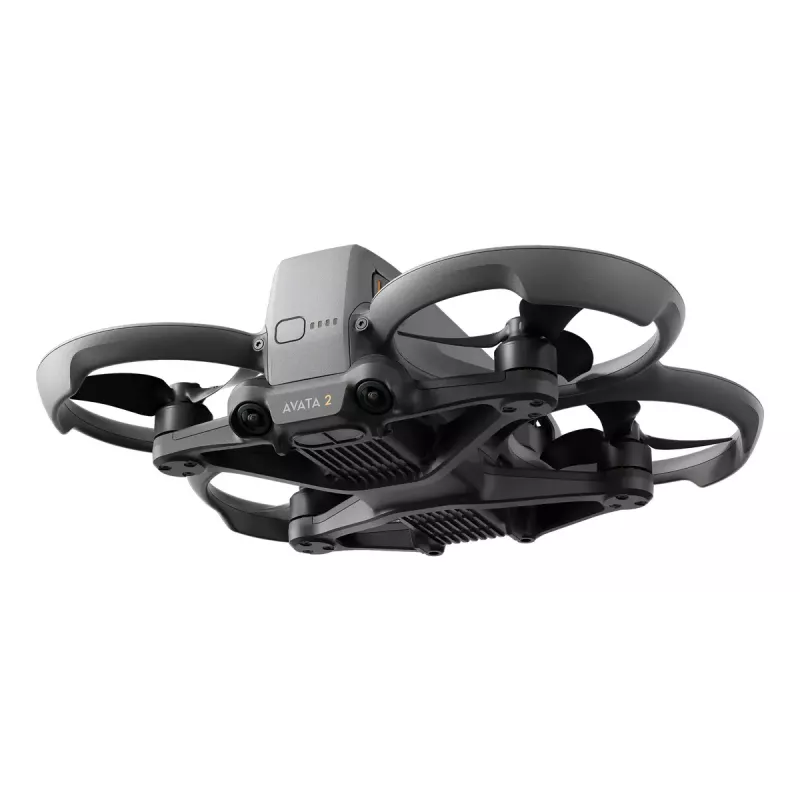 Dron DJI Avata 2 Fly Smart Combo — cuadricóptero de 4 rotores, cámara de 48-MP, vídeo 3840×2160, batería de 2150 mAh, WLAN y Bluetooth