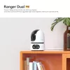 Cámara de vigilancia IP IMOU Ranger Dual Pro 6MP — interior, sobremesa, 2304×1296, 3,6mm, zoom digital 8×, ángulo de visión 91°×47°