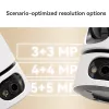 Cámara de vigilancia IP IMOU Ranger Dual Pro 6MP — interior, sobremesa, 2304×1296, 3,6mm, zoom digital 8×, ángulo de visión 91°×47°