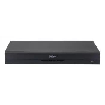 DVR Penta-brid 5MP/1080P 1U de 32 canales Dahua XVR5232AN-I3/T, 2×SATA, WizSense, negro