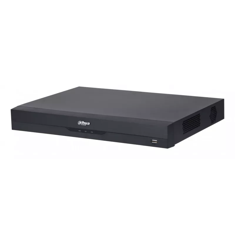 DVR Penta-brid 5MP/1080P 1U de 32 canales Dahua XVR5232AN-I3/T, 2×SATA, WizSense, negro