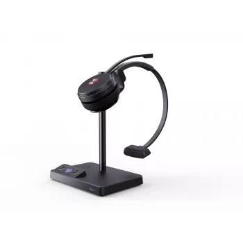 Auriculares Yealink WH62 Mono Teams, inalámbricos, oficina/call center, 20 - 20000 Hz, 80 g, auriculares, negro