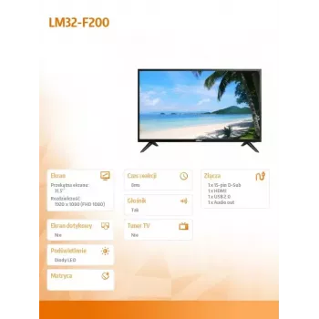 Monitor LCD DAHUA LM32-F200 31,5