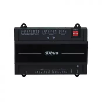 Controlador de puerta de seguridad Dahua DHI-ASC2202B-S — Controlador de 2 puertas Bare, 12 V, 24 W, RJ-45/RS-485