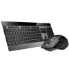 Teclado y ratón Rapoo 9900m Office QWERTZ Negro