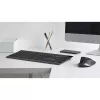 Teclado y ratón Rapoo 9900m Office QWERTZ Negro