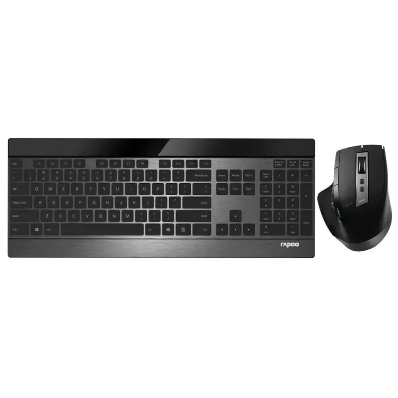Teclado y ratón Rapoo 9900m Office QWERTZ Negro