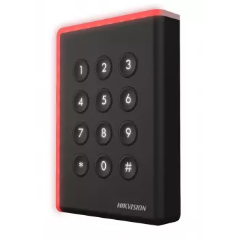 Lector de control de acceso Hikvision DS-K1108AEK Negro DC 12V 123x88x21mm