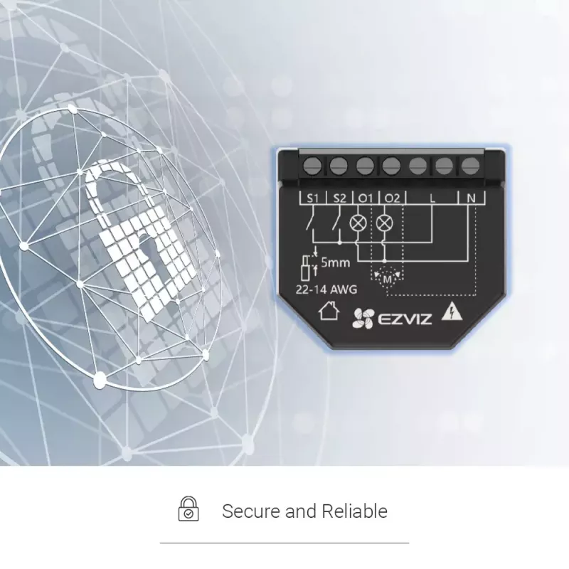 Dispositivo inalámbrico EZVIZ T36WN Wi-Fi AC alimentación 100-240V Compacto – Fuente de alimentación: AC