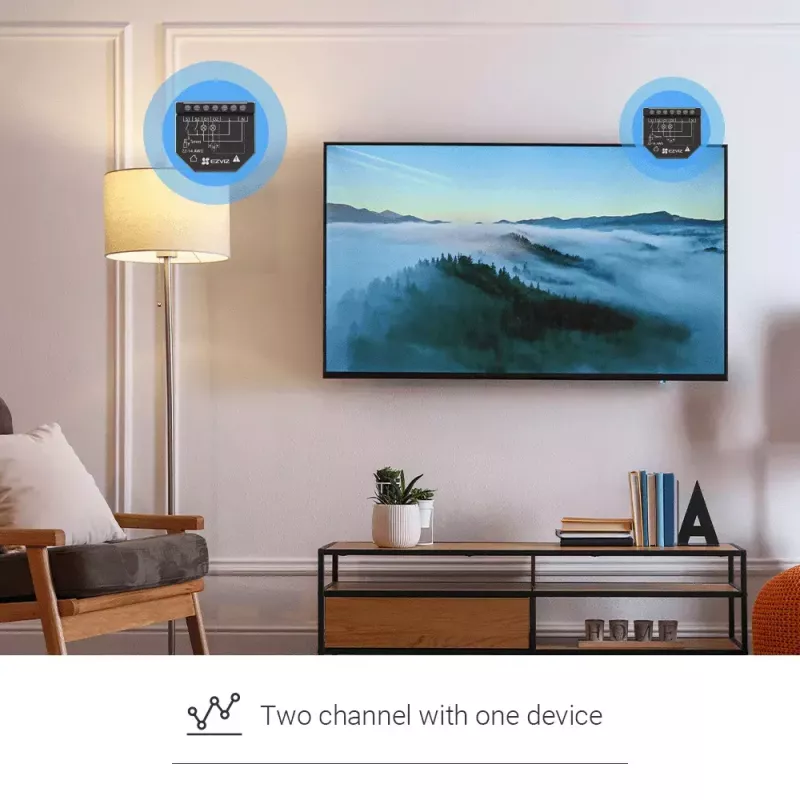 Dispositivo inalámbrico EZVIZ T36WN Wi-Fi AC alimentación 100-240V Compacto – Fuente de alimentación: AC