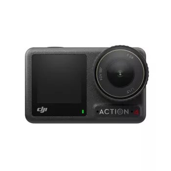 Cámara de acción DJI Osmo Action 4 – 4K Ultra HD, sensor CMOS, campo de visión 155°, MicroSD hasta 512 GB, sumergible 18 m, 145 g
