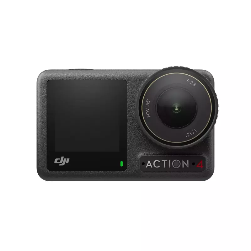 Cámara de acción DJI Osmo Action 4 – 4K Ultra HD, sensor CMOS, campo de visión 155°, MicroSD hasta 512 GB, sumergible 18 m, 145 g