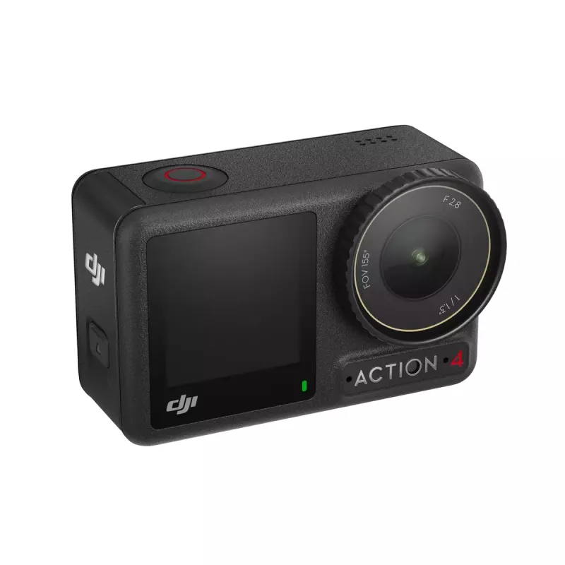 Cámara de acción DJI Osmo Action 4 – 4K Ultra HD, sensor CMOS, campo de visión 155°, MicroSD hasta 512 GB, sumergible 18 m, 145 g