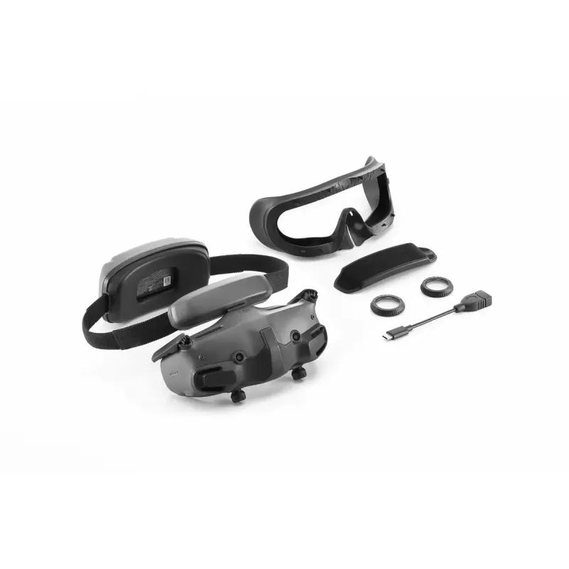 Gafas de visualización dedicadas DJI Goggles 3 Micro-OLED 1920x1080, IPD ajustable, 0,47 kg, gris/negro