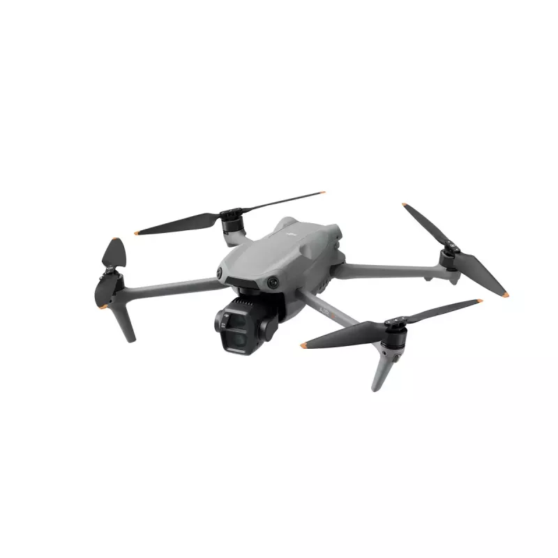 Quadcopter DJI Air 3s Fly More Combo — Cámara de 50-MP, 4K 3840×2160, 27 m/s, Alcance 32.000 m, Batería de 4276 mAh, gris