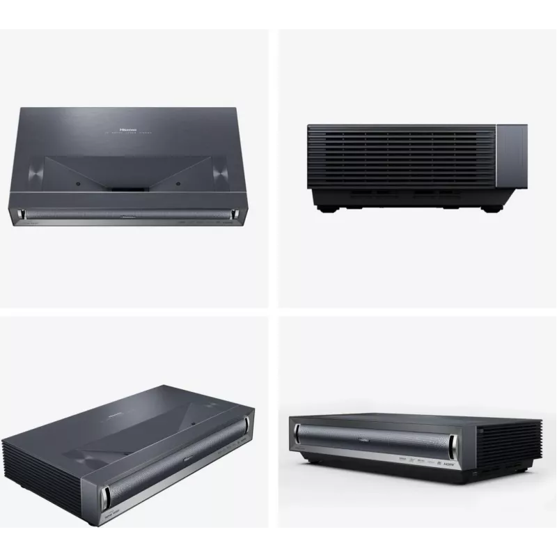 Televisor de proyección Hisense PX3 proyector de ultra corta distancia 2800 lúmenes ANSI UHD 4K (3840x2160) negro, gris oscuro