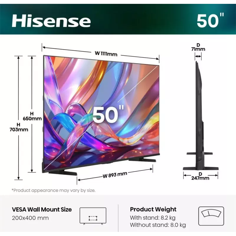 TV Hisense 50Q7S 50