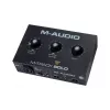 Interfaz de audio M-Audio M-Track Solo — USB 16 bits/48 kHz, 1 entrada/1 salida, conector combinado XLR/TRS y entrada de instrumento, alimentación fantasma de 48 V, salida de auriculares