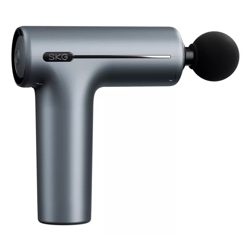 Masajeador de percusión y vibración portátil para cuello y hombros SKG F1 Pro, batería 10 W, gris, 461 g
