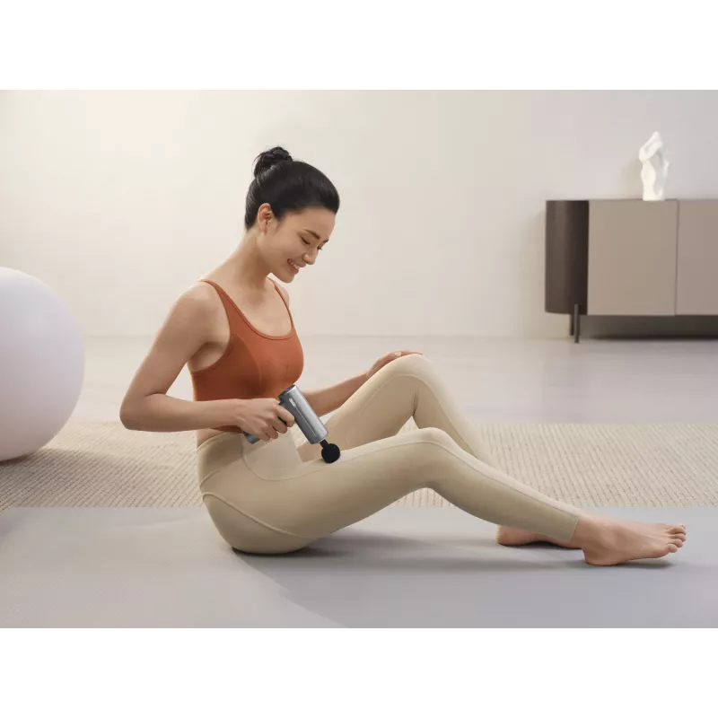 Masajeador de percusión y vibración portátil para cuello y hombros SKG F1 Pro, batería 10 W, gris, 461 g