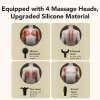 Masajeador de percusión y vibración portátil para cuello y hombros SKG F1 Pro, batería 10 W, gris, 461 g