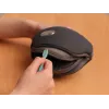 Masajeador de ojos SKG ES500, alimentado por batería, masaje por compresión, función de calor, 10 W, gris