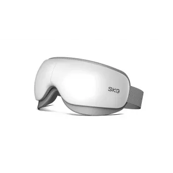 Masajeador de ojos SKG ES500, blanco — compresión, calor, 10 W, batería integrada, 270 g