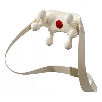 Masajeador de cuello y hombros SKG HS500-2, batería 10W, batería integrada, calor, 0,88 kg, blanco