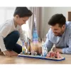 Puzle 3D CubicFun City Line Dubai LED, 182 piezas, 532×48 mm, a partir de 10 años
