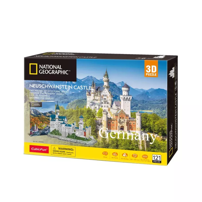 Puzle 3D CubicFun Castillo de Neuschwanstein