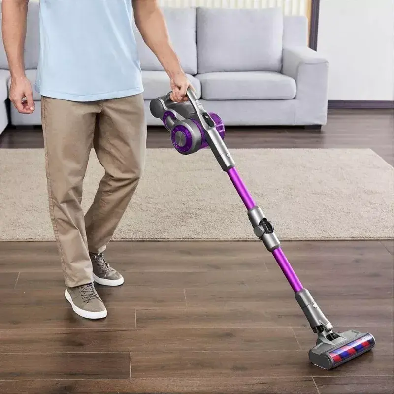 Aspirador de escoba Jimmy JV85 Pro 2 en 1 inalámbrico, motor de 600 W, potencia de succión 25.000 Pa, filtración HEPA, sin bolsa