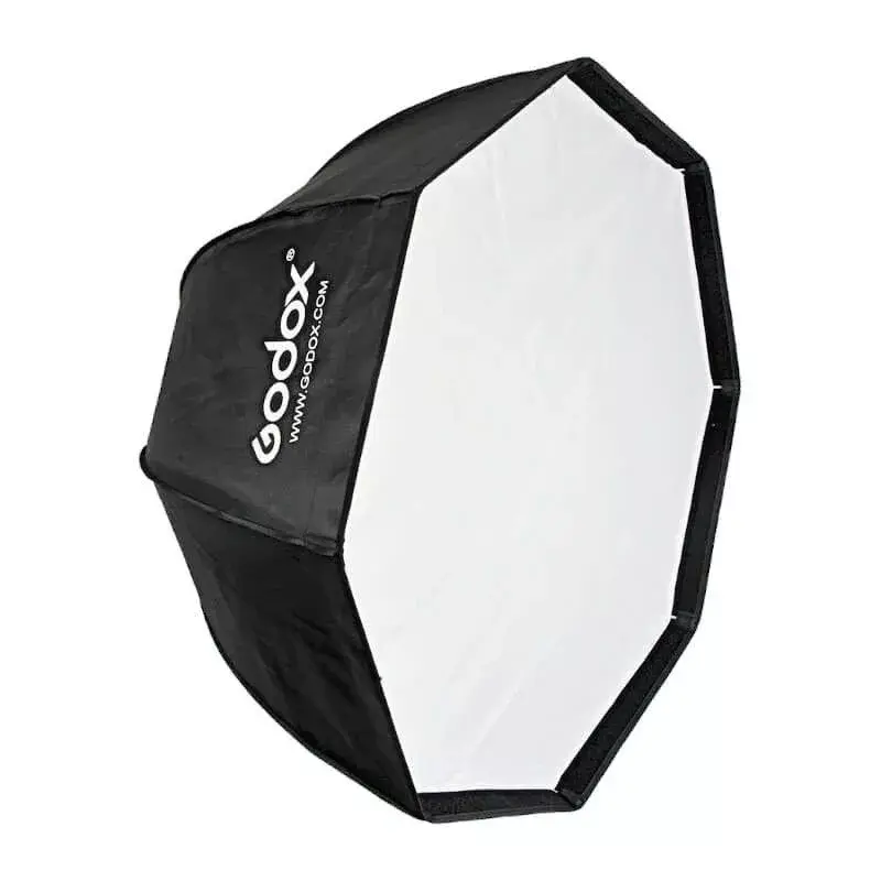 Softbox Godox SB-GUE120 Negro 120 cm Nylon con difusores y grid