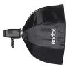 Softbox Godox SB-GUE120 Negro 120 cm Nylon con difusores y grid