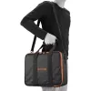 Bolsa para cámara Godox CB-12 para AD600Pro, franela/Nylon, negro y naranja, con correa de hombro
