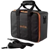 Bolsa para cámara Godox CB-12 para AD600Pro, franela/Nylon, negro y naranja, con correa de hombro