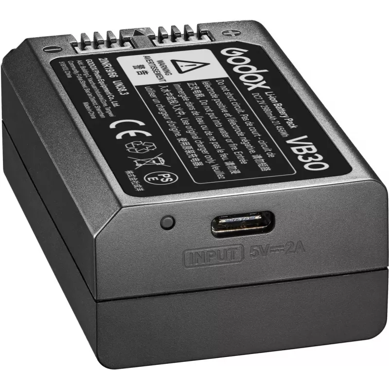 Flash para videocámara Godox V1Pro Negro 1,5 s tiempo de reciclaje