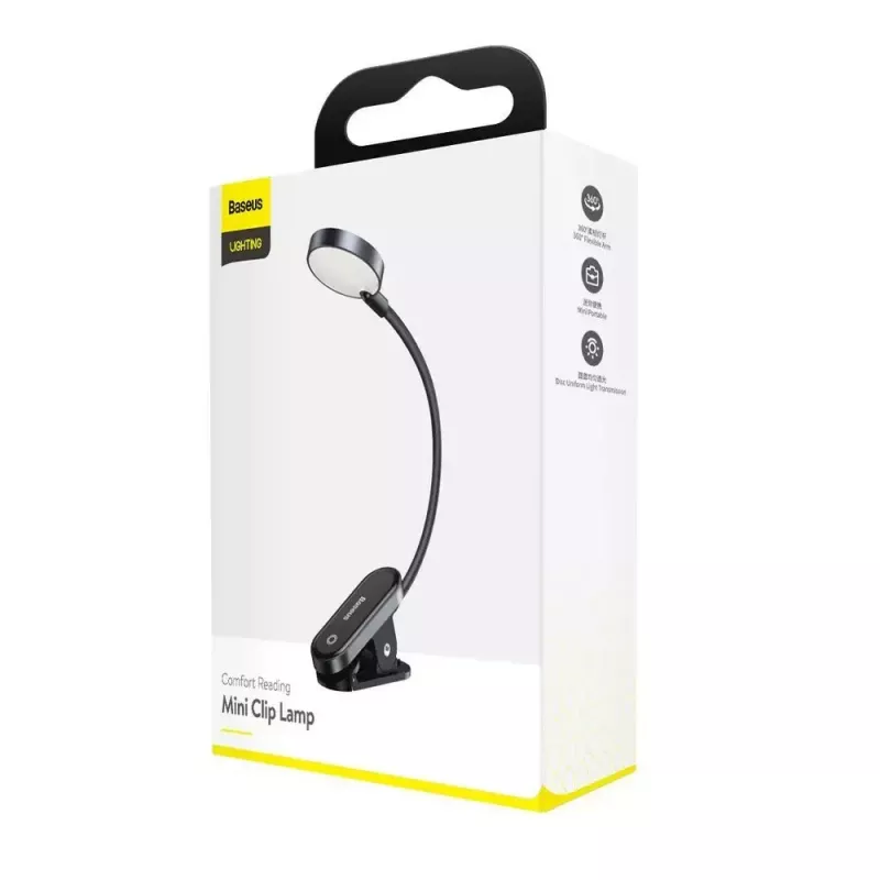 Lámpara de mesa Baseus DGRAD-0G gris
