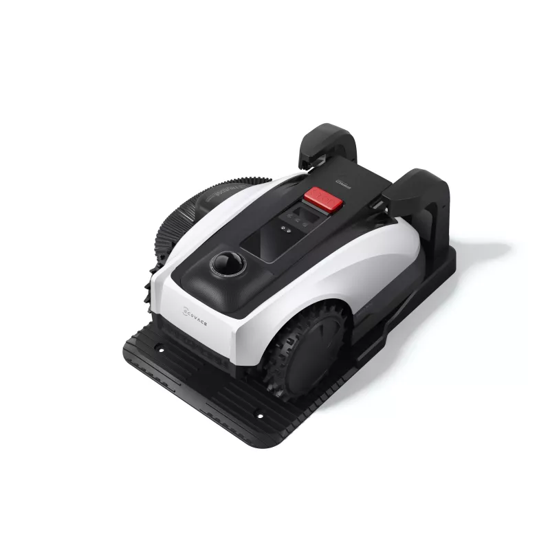 Ecovacs GOAT O1200 LiDAR PRO EU cortacésped robótico a batería negro, blanco