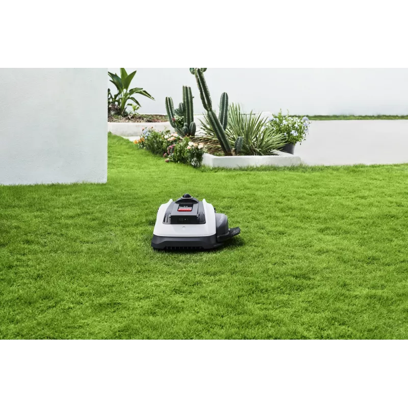 Ecovacs GOAT O1200 LiDAR PRO EU cortacésped robótico a batería negro, blanco